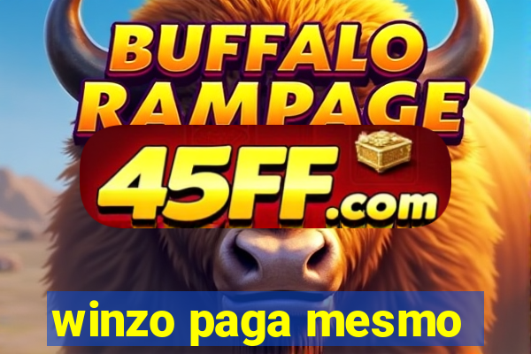 winzo paga mesmo